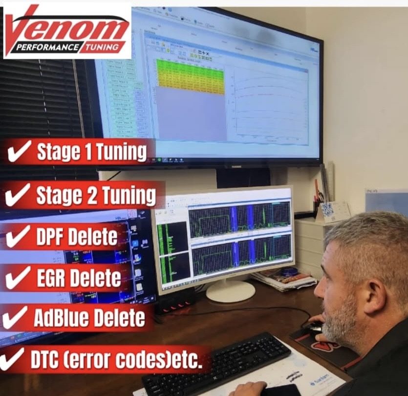 Venom Performance Tuning — Stage 1 & 2 tuning with DPF, EGR and AdBlue deletes
