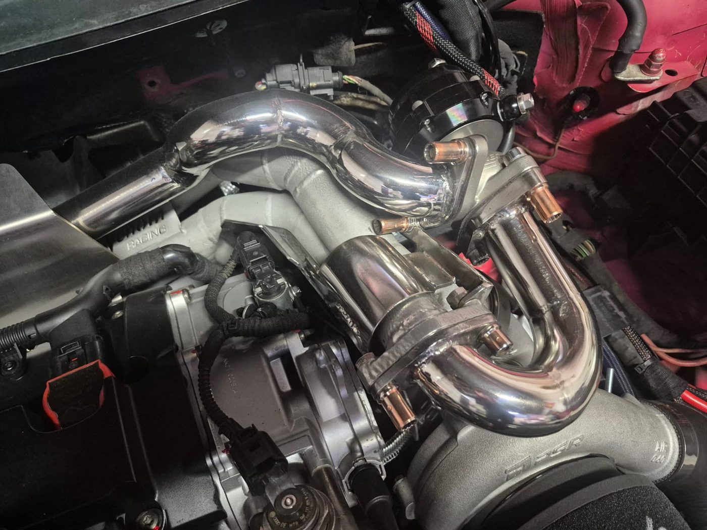 Performance turbocharger supplied by Venom Racing